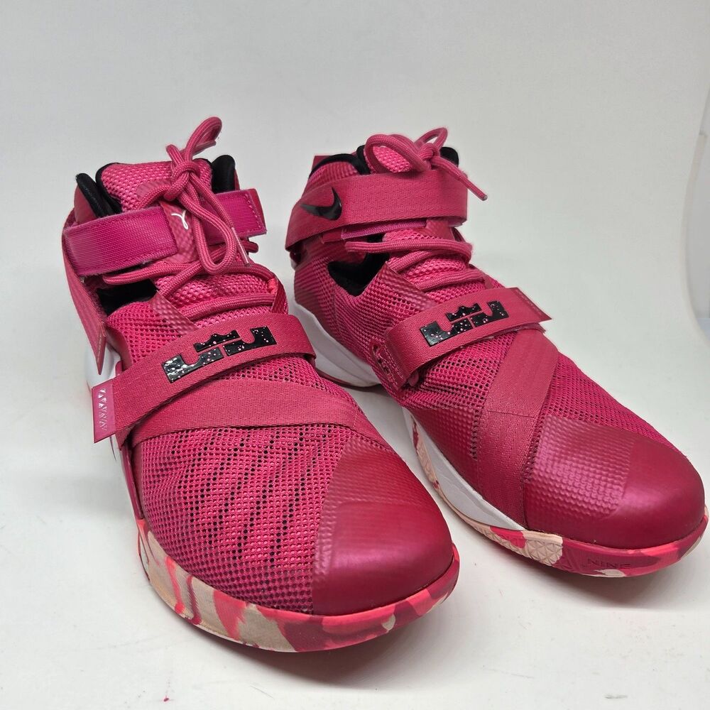 Nike Lebron Zoom Soldier 9 "Think Pink" Mens Sneakers Size US 11 EUR 45